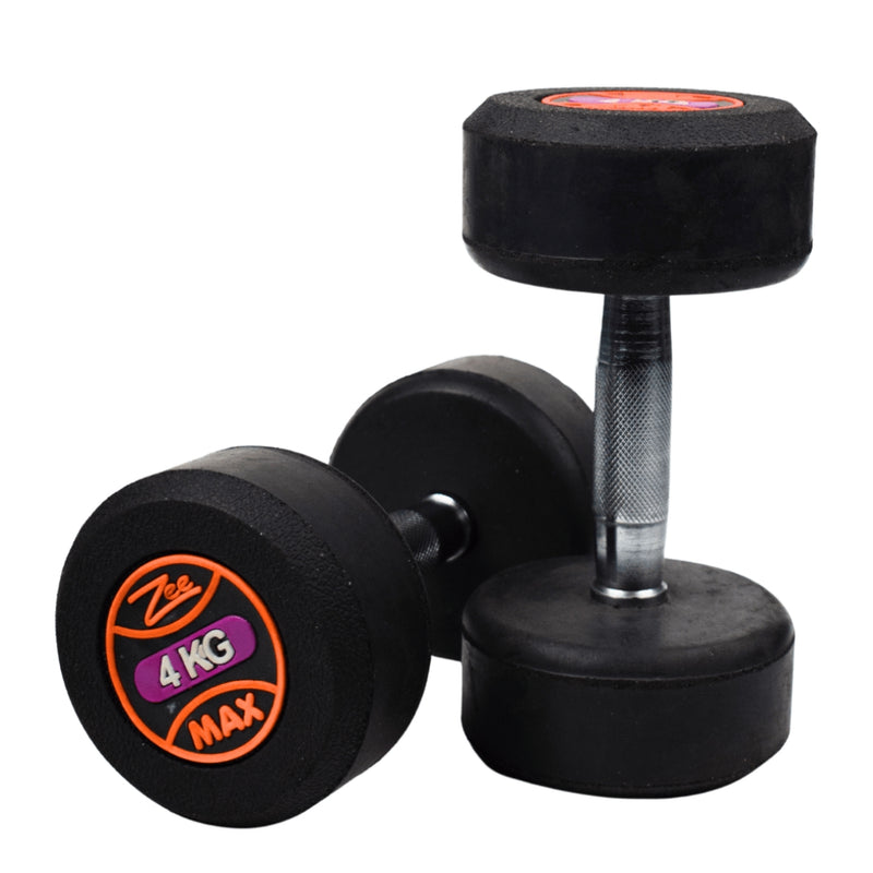 Rubber Coated Dumbbells