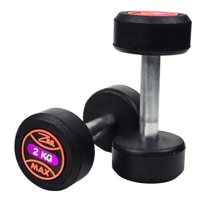 Rubber Coated Dumbbells